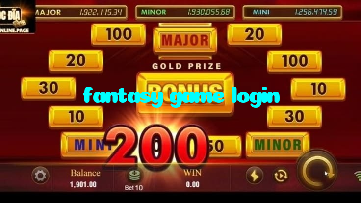 fantasy game login